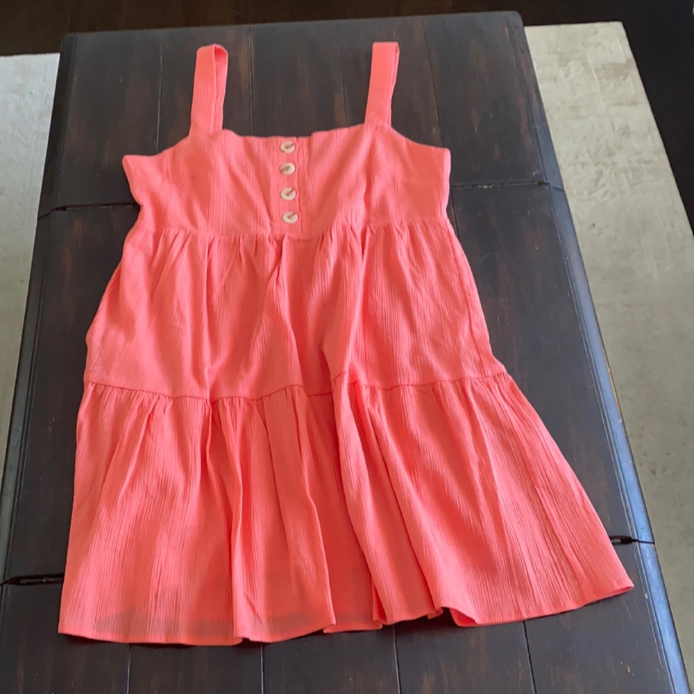 Pink lily dress